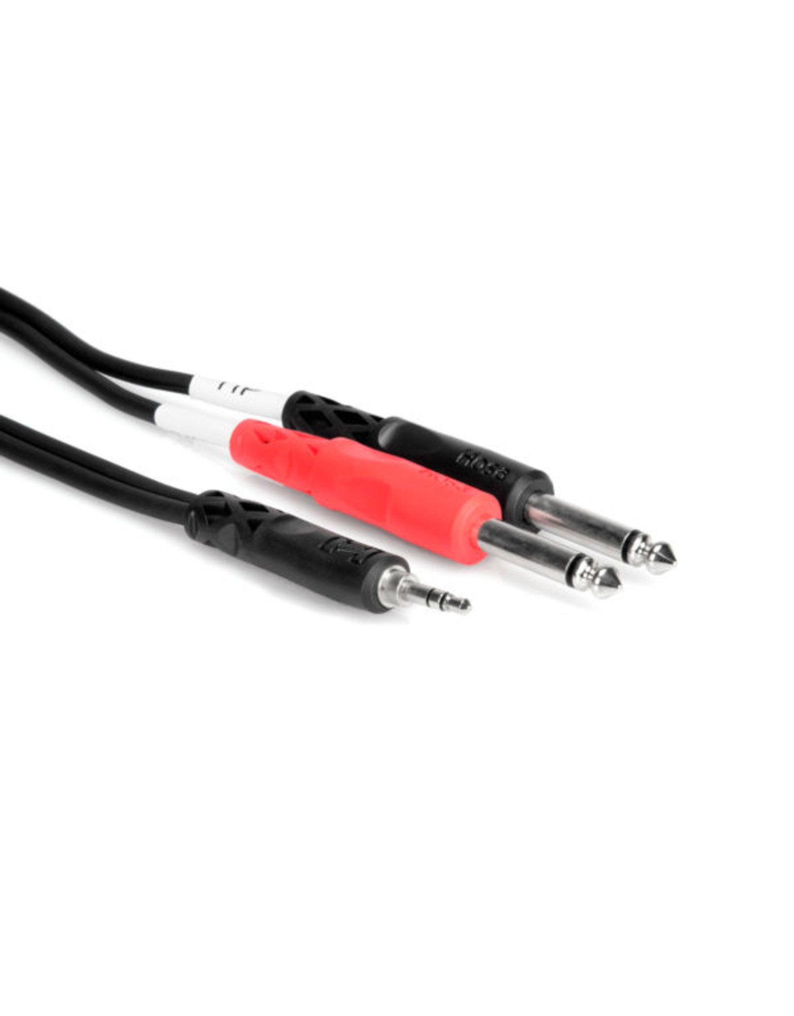 Hosa Hosa Stereo Breakout, 3.5 mm TRS to Dual 1/4 in TS, 10 ft