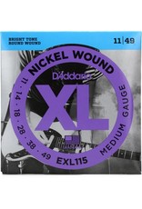 D'Addario D'Addario EXL115 Nickel Medium Electric Guitar Strings 11-49