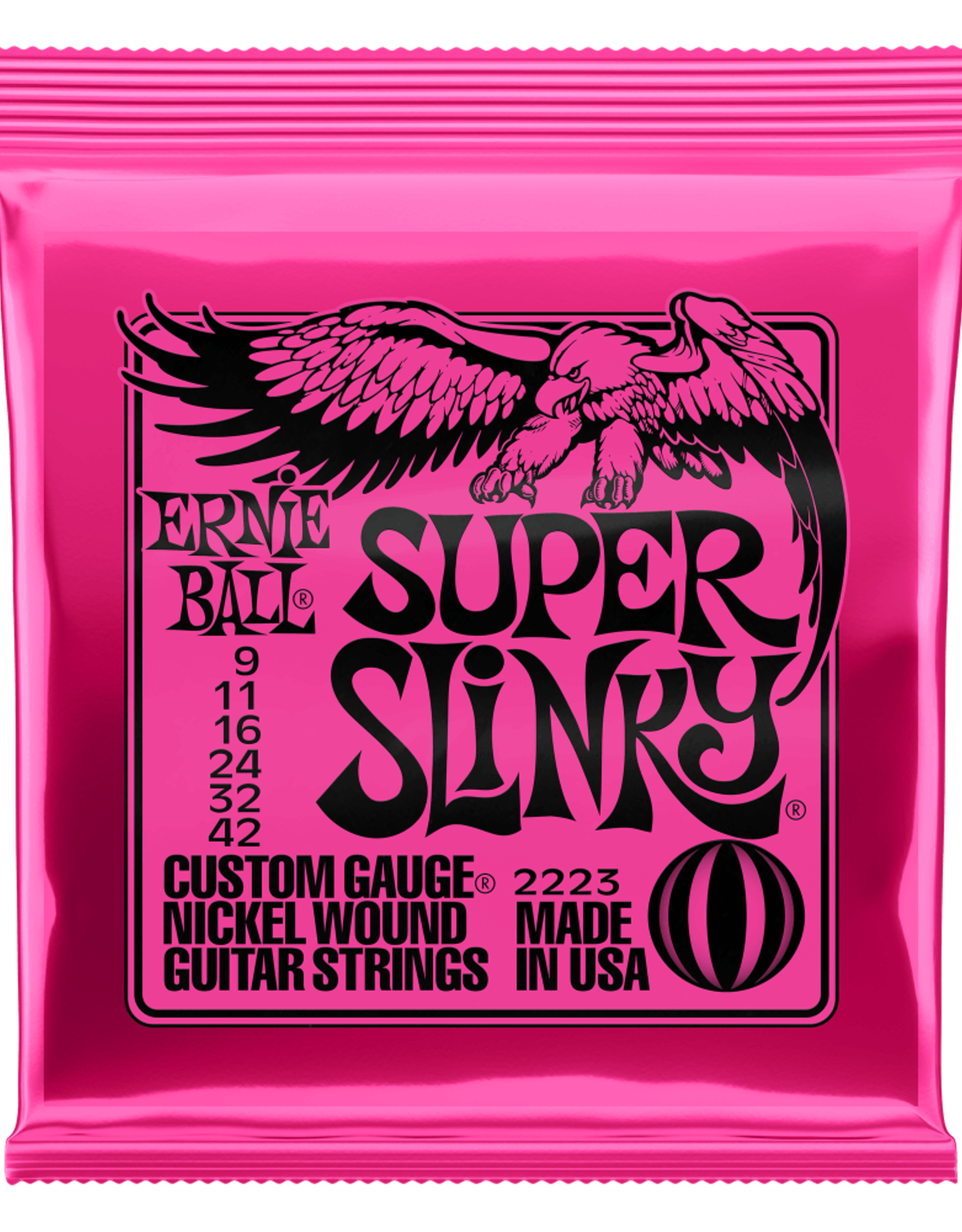 Ernie Ball Ernie Ball 9-42 Super Slinky Nickel Wound Electric Guitar Strings
