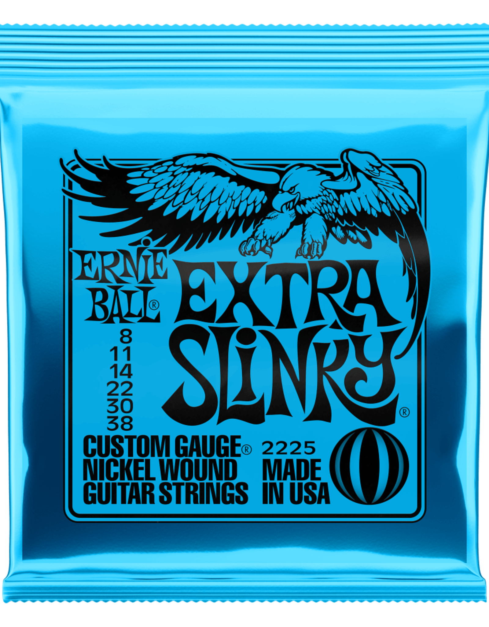 Ernie Ball Ernie Ball 8-38 Extra Slinky Nickel Wound Electric Guitar Strings
