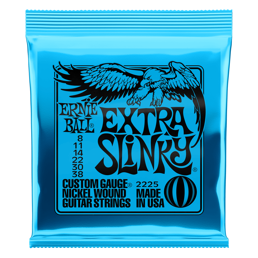 Ernie Ball 8-38 Extra Slinky Nickel Wound Electric Guitar Strings - Twin  House Music