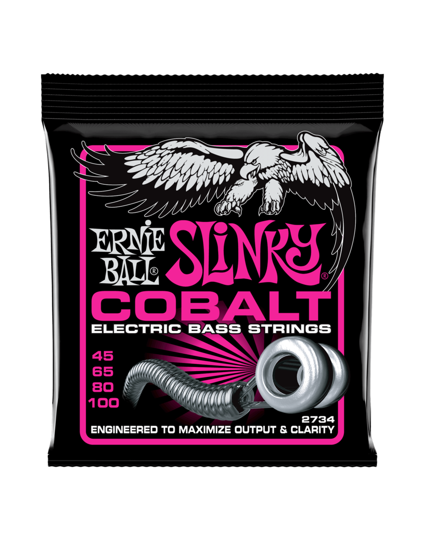 Ernie Ball Ernie Ball Super Slinky Cobalt Electric Bass Strings 45-100