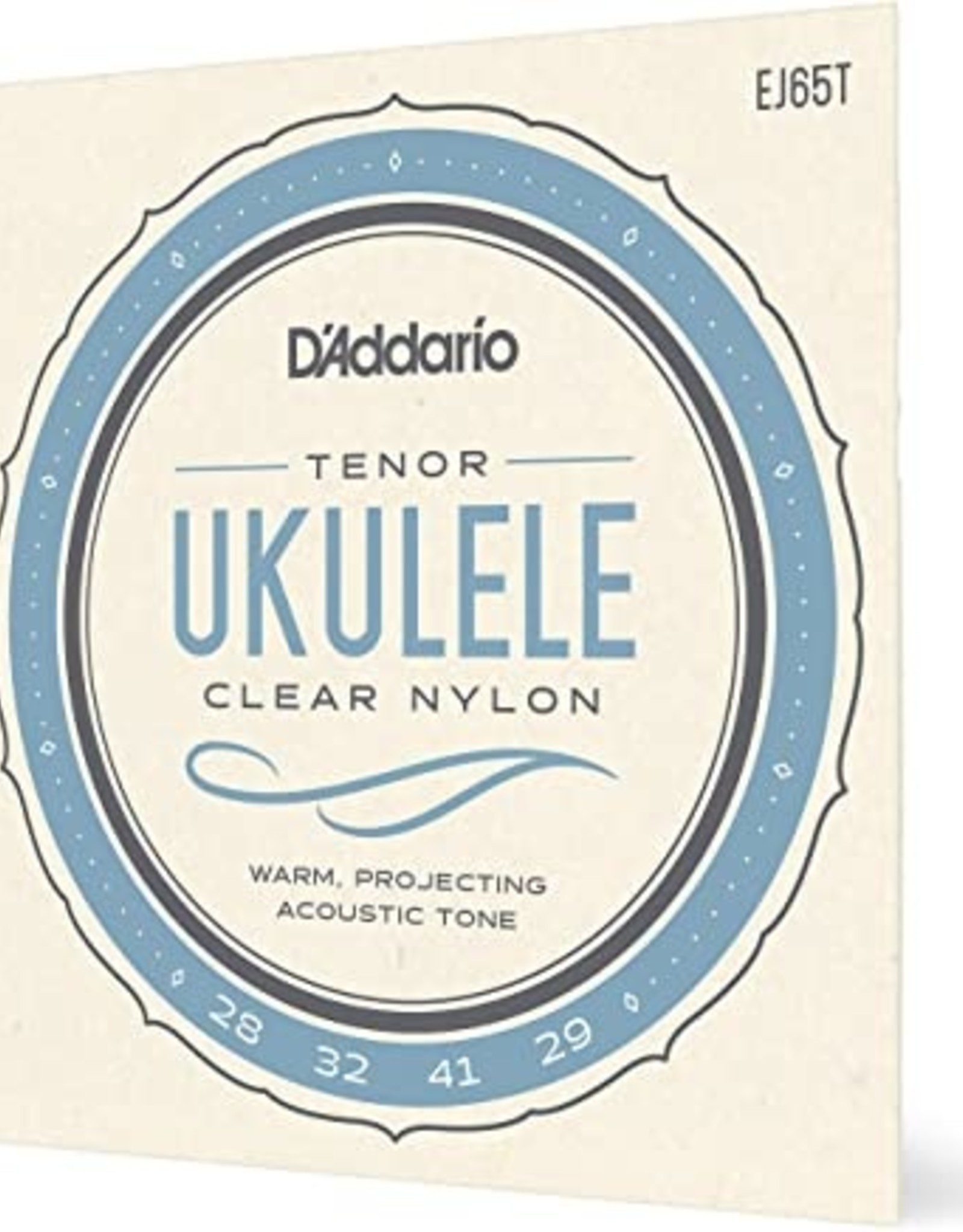 D'Addario D'Addario EJ65T Tenor Uke Clear Nylon Strings