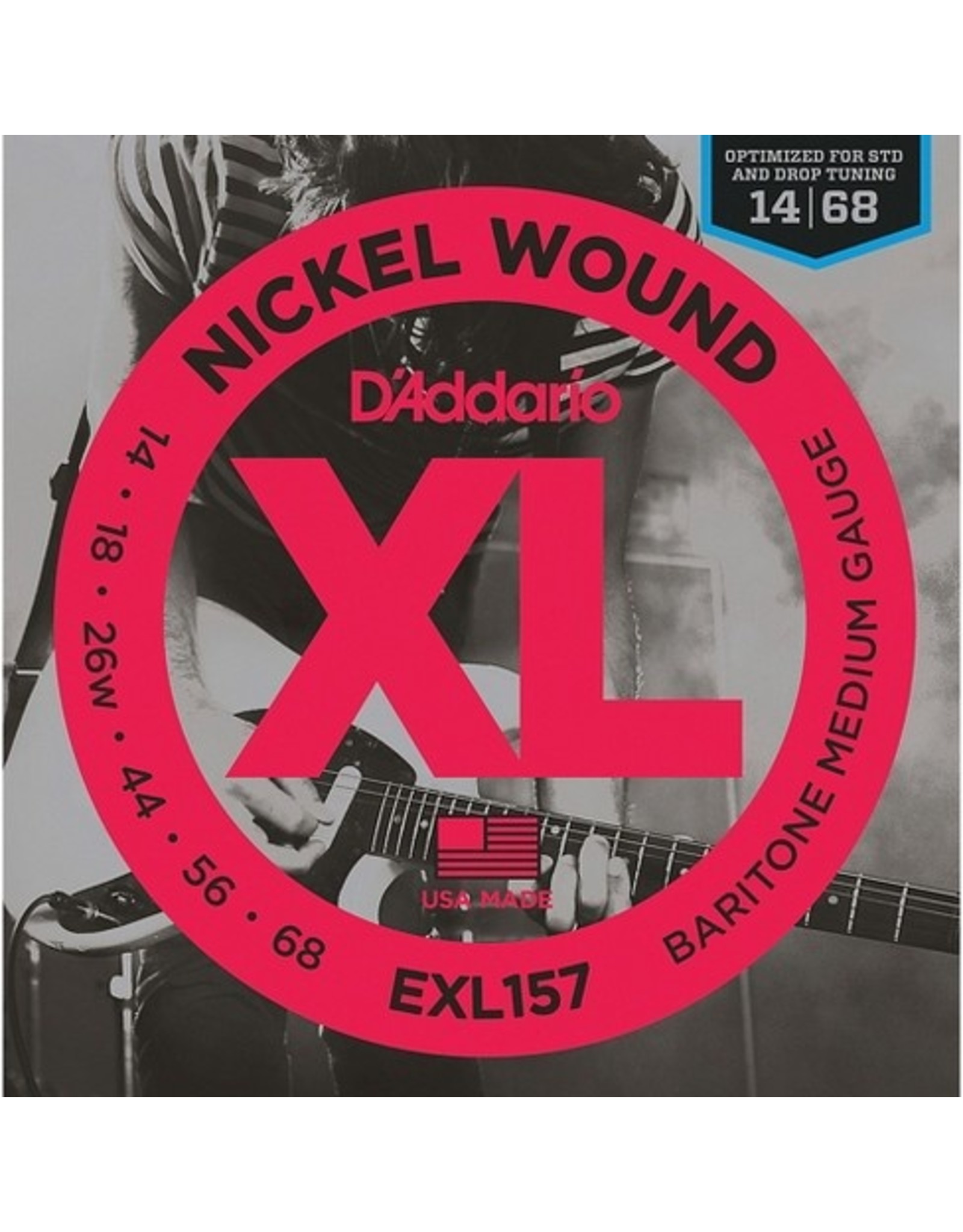 D'Addario D’ADDARIO EXL157 BARITONE GUITAR XL MED