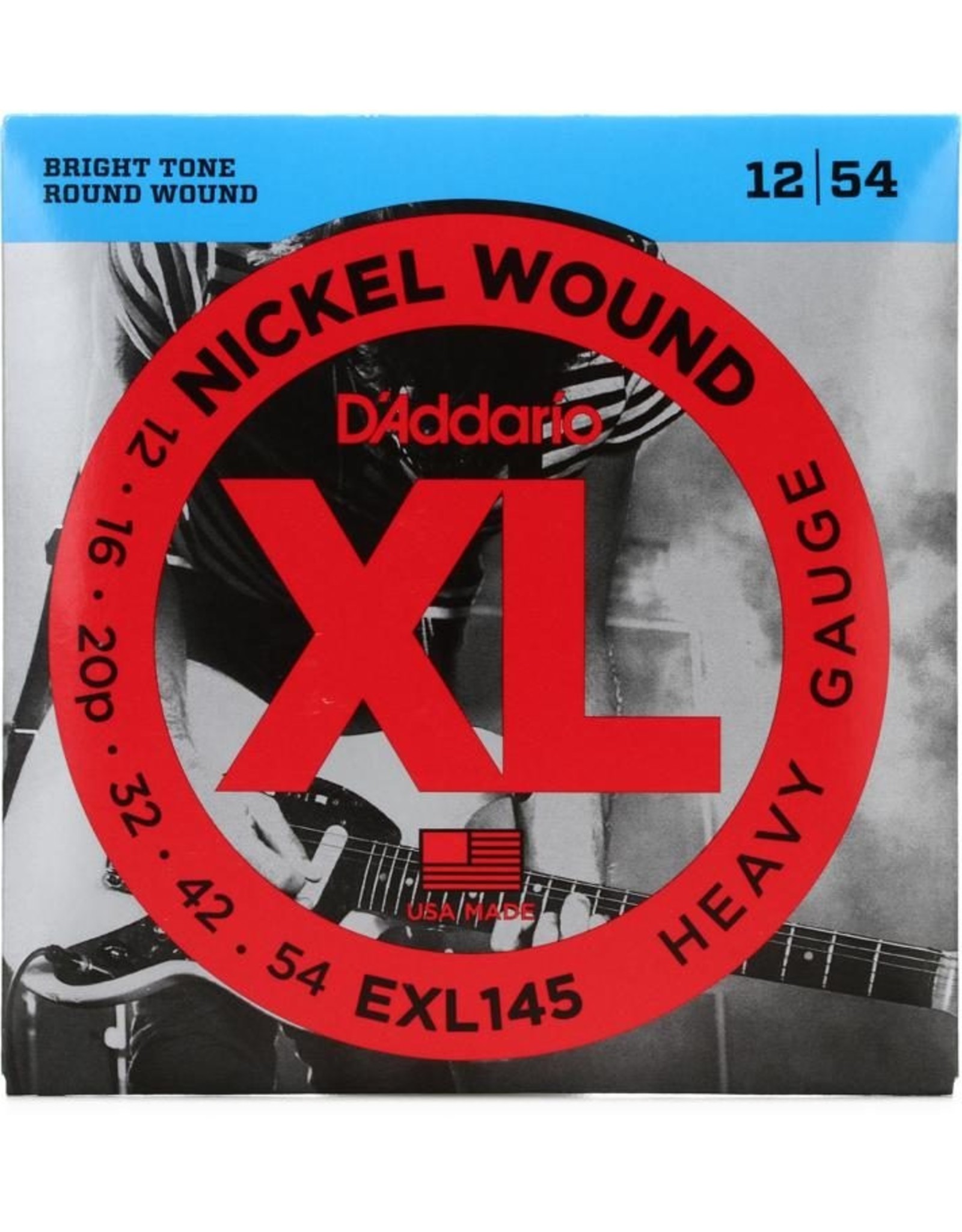 D'Addario D’Addario EXL145 Nickel Wound Heavy Gauge 12-54