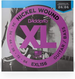 D'Addario D'addario Fender Bass VI Nickel Wound, 24-84