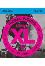 D'Addario D'addario EXL120+ 9.5-44, Electric Guitar Super Lite Plus