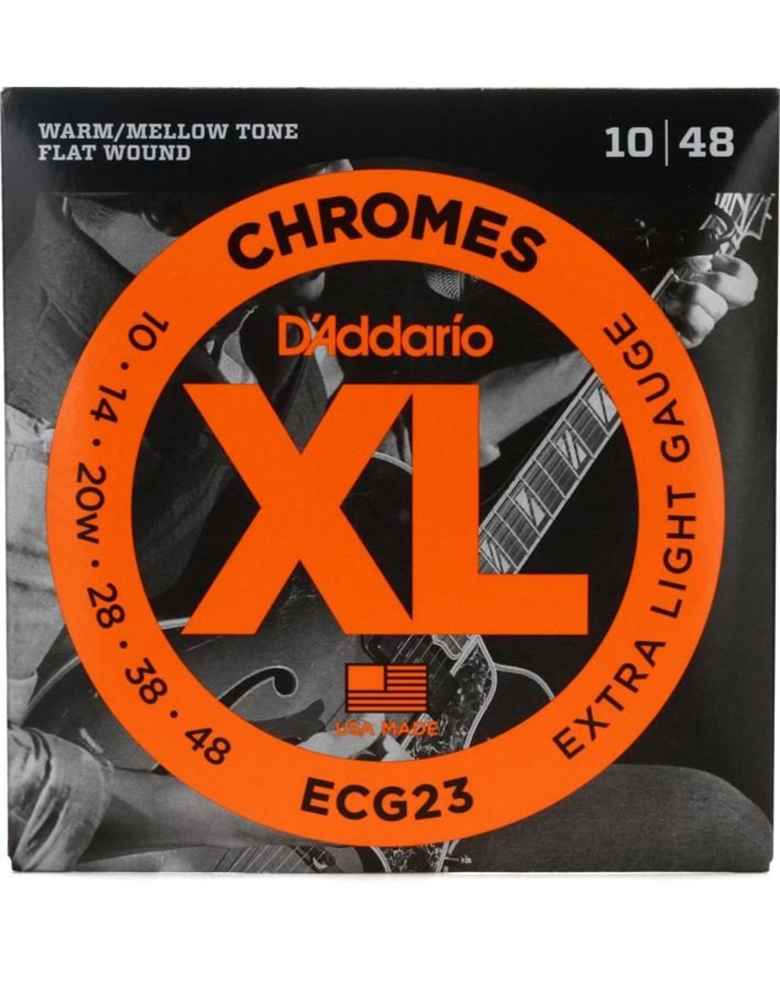 D'Addario D'Addario ECG23 Extra Light Gauge Chromes 10-48