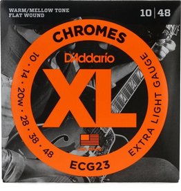 D'Addario D'Addario ECG23 Extra Light Gauge Chromes 10-48