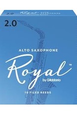 D'Addario Royal Alto Sax 2.0 Reeds, 10 Box