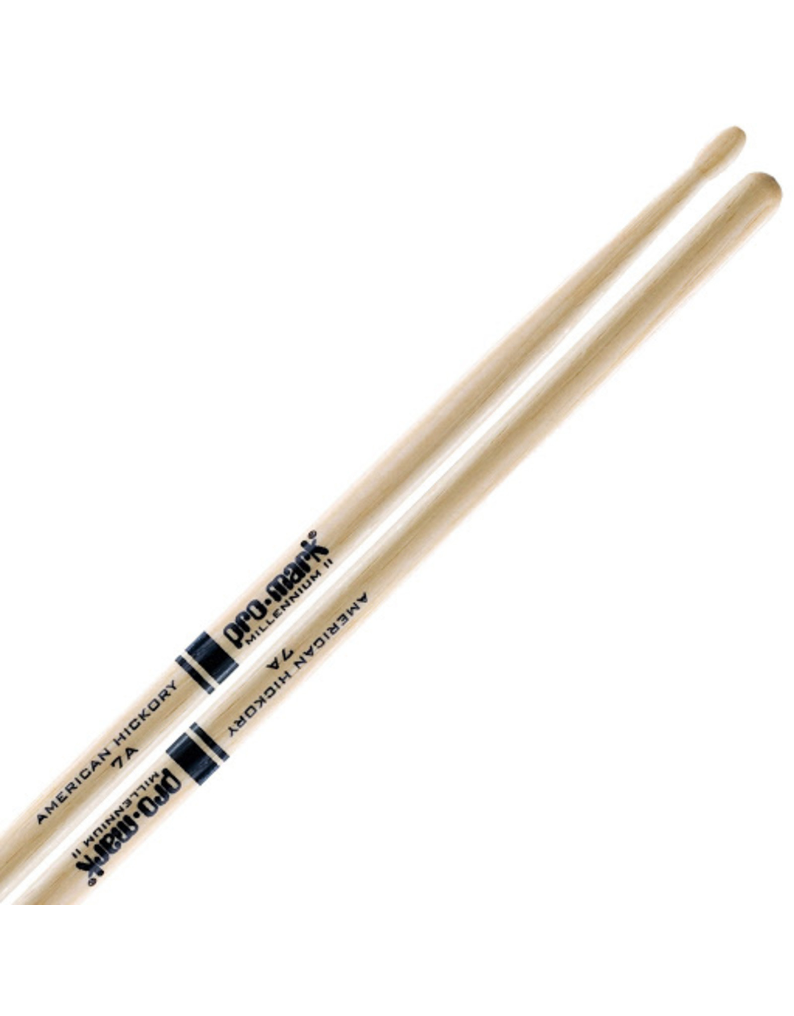 Promark Promark Classic Forward 7A American Hickory Drumsticks, Wood Tip