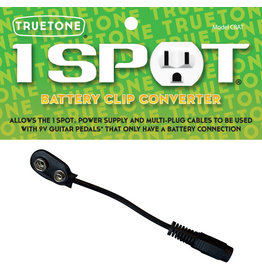 Truetone 1 Spot Battery Clip Converter