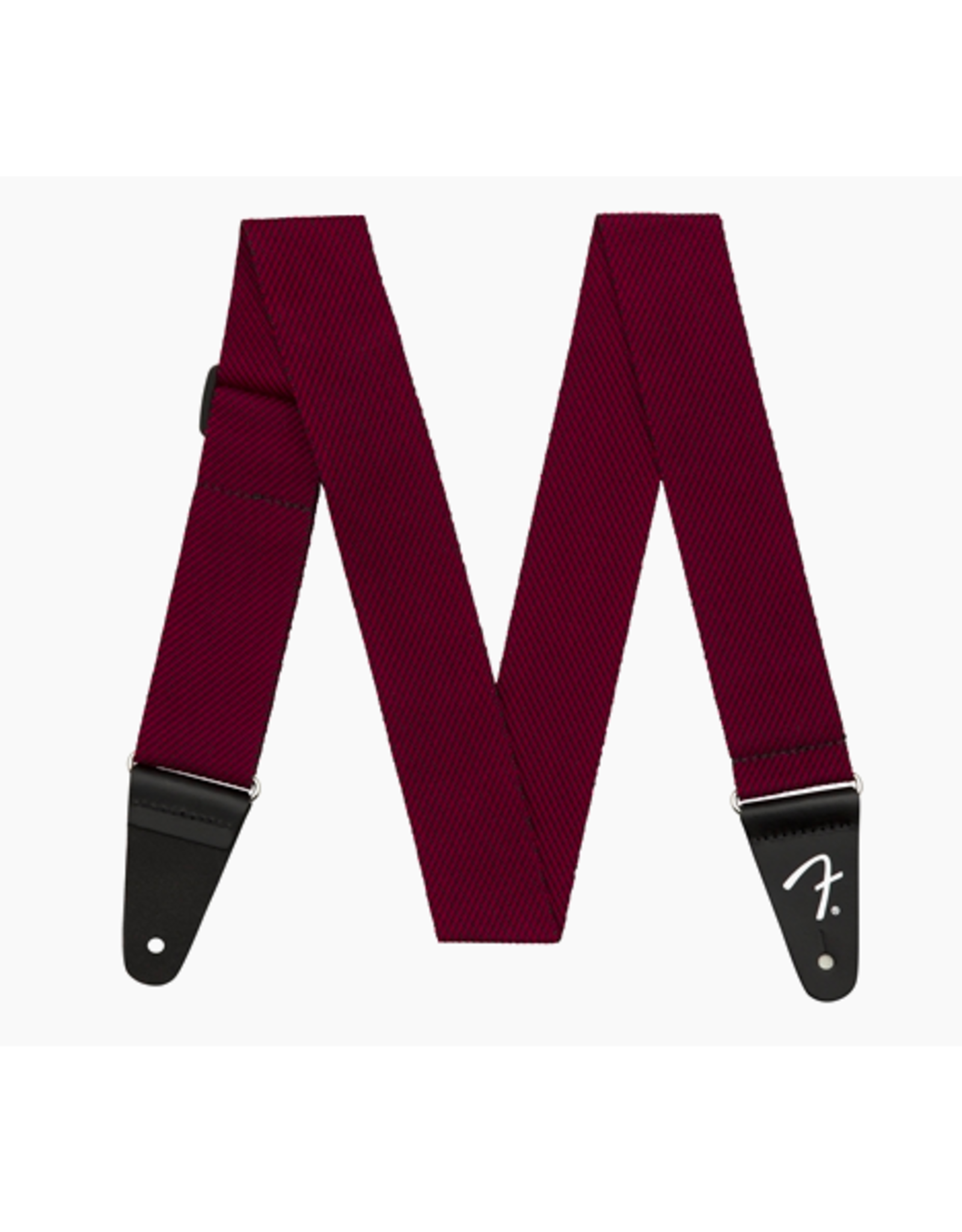 Fender Fender Modern Tweed Strap, Black/Red 2"