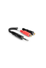 Hosa Hosa Stereo Breakout, 1/4 in TRS to Dual RCAF
