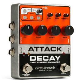 Electro-Harmonix Attack Decay Tape Reverse Simulator, 9.6 DC-200 PSU included
