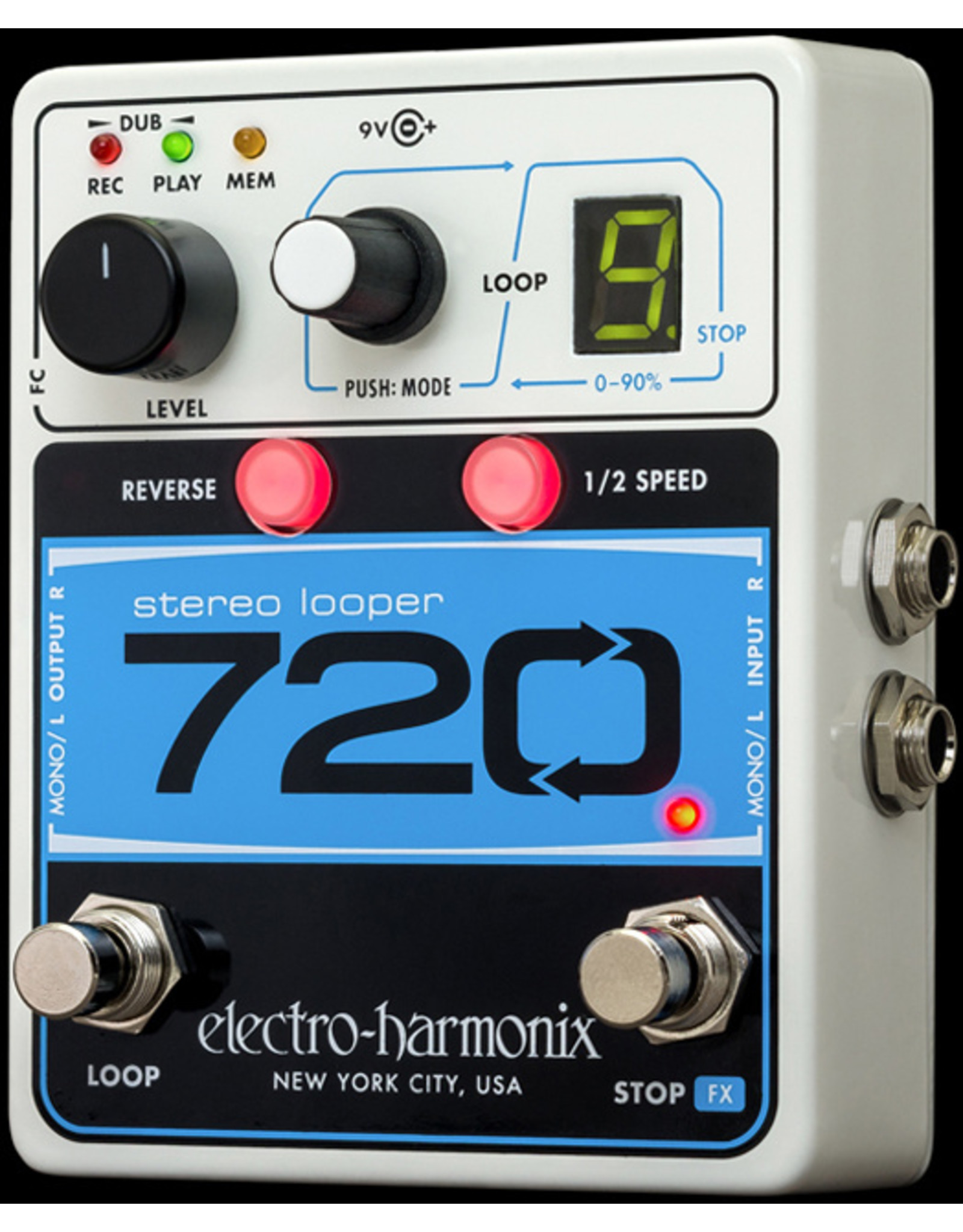 Electro-Harmonix EHX 720 Stereo Looper, 9.6DC-200 PSU included