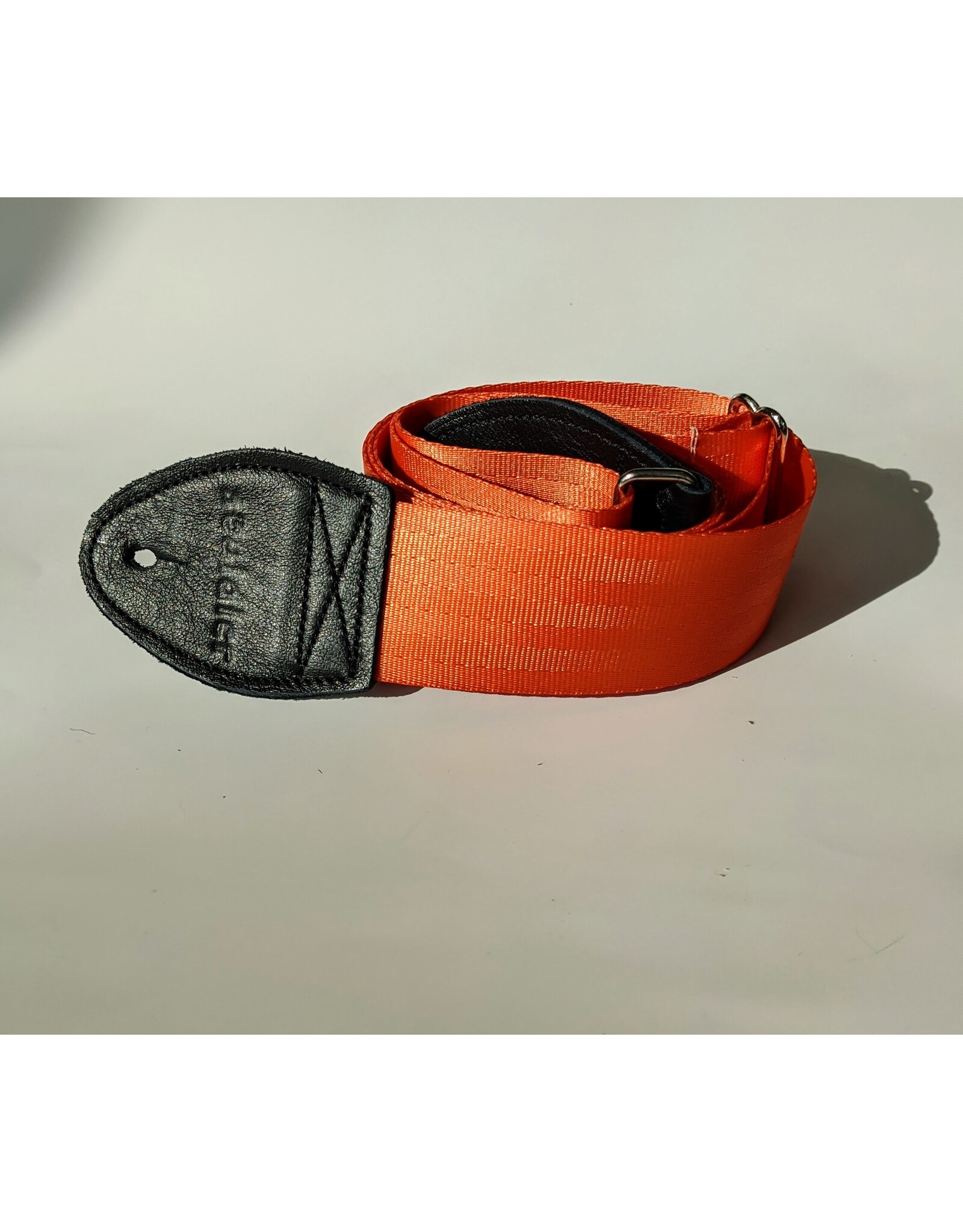 Souldier Souldier Plain Orange Seat Belt Guitar Strap