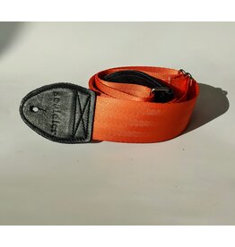 Souldier Souldier Plain Orange Seat Belt Guitar Strap