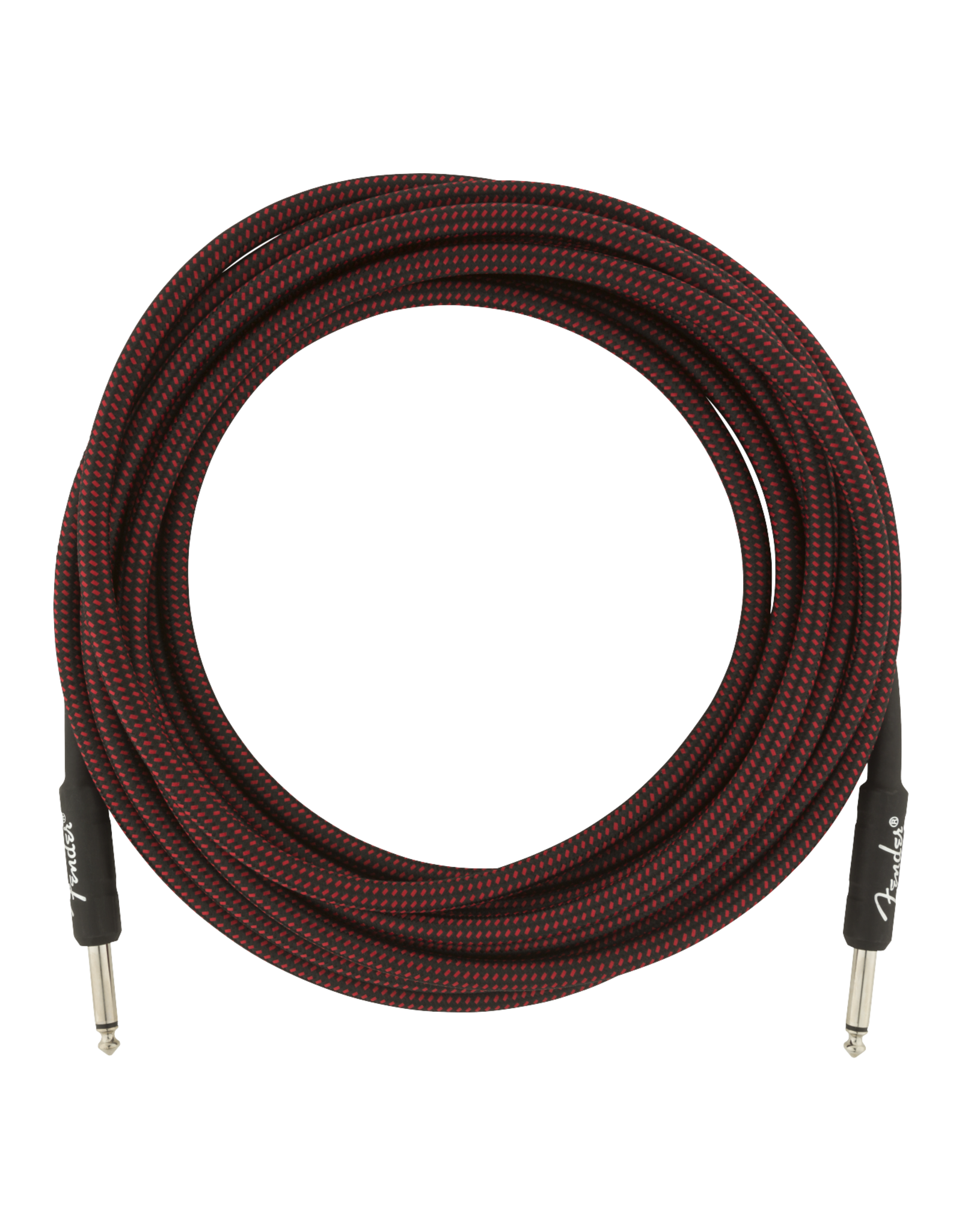 Fender Fender Pro Series Instrument Cable, 18.6', Red Tweed