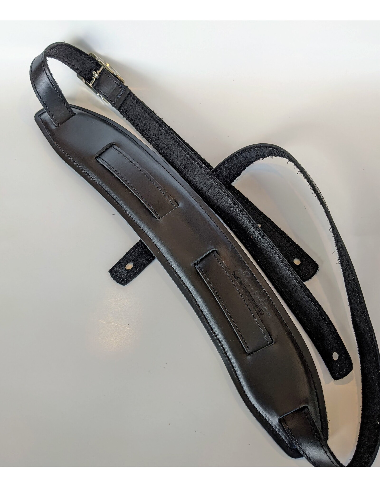 Souldier Souldier Plain Saddle Strap, Black Leather