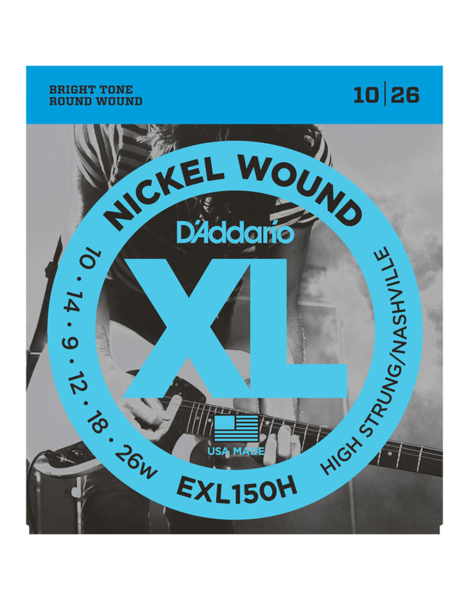 D'Addario D'Addario Nickel Wound, High-Strung/Nashville Tuning, 10-26