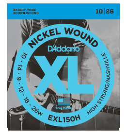 D'Addario D'Addario Nickel Wound, High-Strung/Nashville Tuning, 10-26