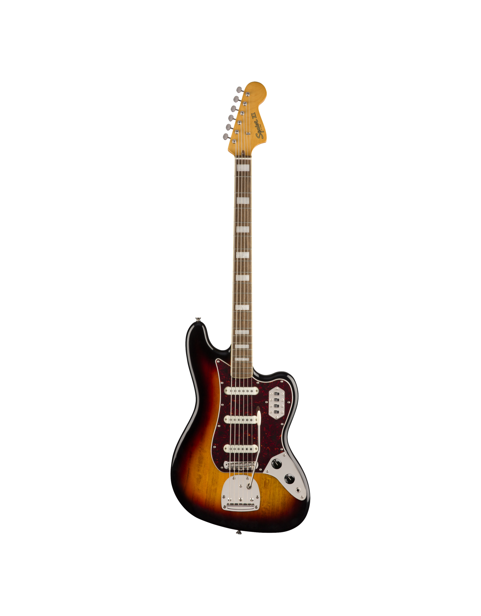 Squier Squier Classic Vibe Bass VI, 3-Color Sunburst, Laurel Fingerboard