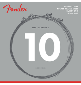 Fender Fender Classic Core Electric Guitar Strings, Nickel-Plated Steel, Bullet Ends 10-46