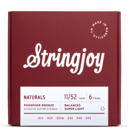 Stringjoy Stringjoy Acoustic  Natural Bronze Super Light 11-52