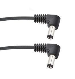 Voodoo Lab Pedal Power Cable 2.1mm Right-Angle on Both Ends: 6 inch