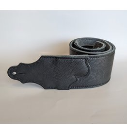 Franklin Straps Black Glove Leather/Black Stitching 3 inch