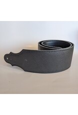Franklin Straps Franklin Straps 3" Purist Glove Leather Black/Black Stitch