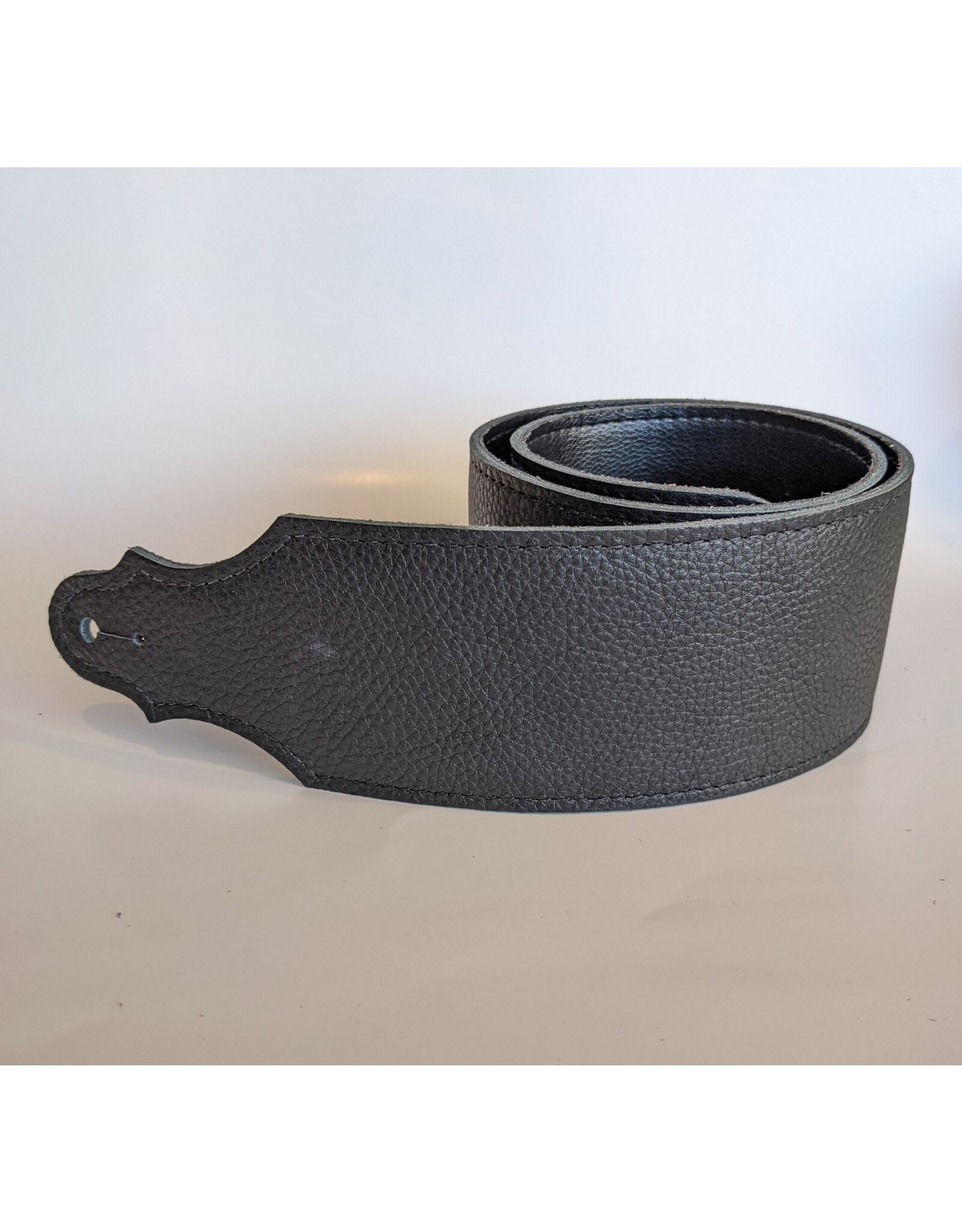 Franklin Straps Franklin Straps 3" Purist Glove Leather Black/Black Stitch
