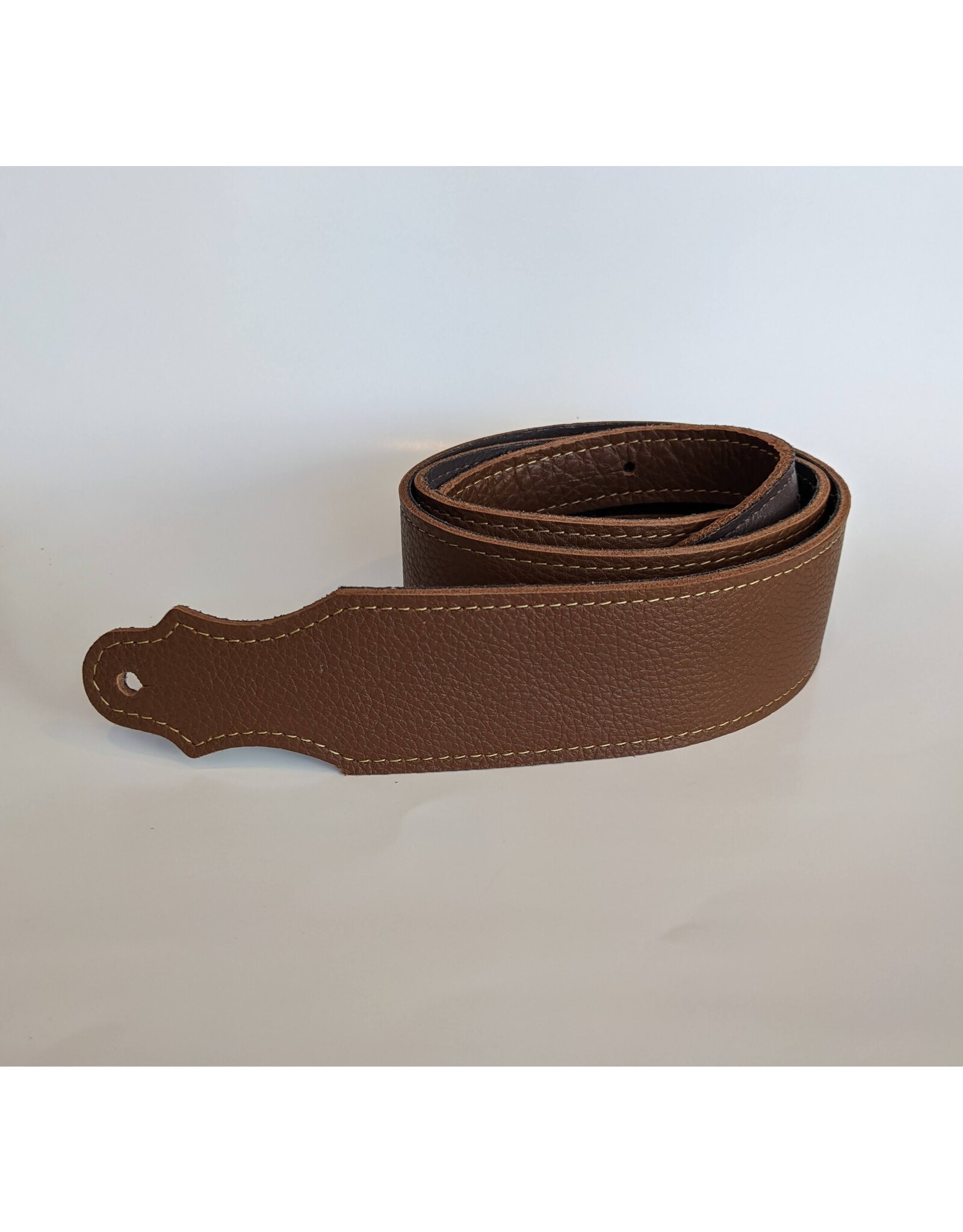 Franklin Straps Franklin Straps 2" Purist Glove Leather Caramel/Gold Stitch