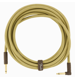 Fender Fender 18.6' Deluxe Series Cable, Tweed straight/right angle