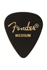 Fender Fender Celluloid 351 Picks, Medium, Black, 12 Count