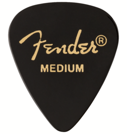 Fender Fender 351 Picks, Medium, Black, 12 Count