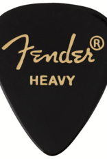 Fender Fender Celluloid 351 Picks, Heavy, Black, 12 Count