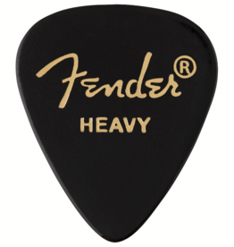 Fender Fender 351 Picks, Heavy, Black, 12 Count