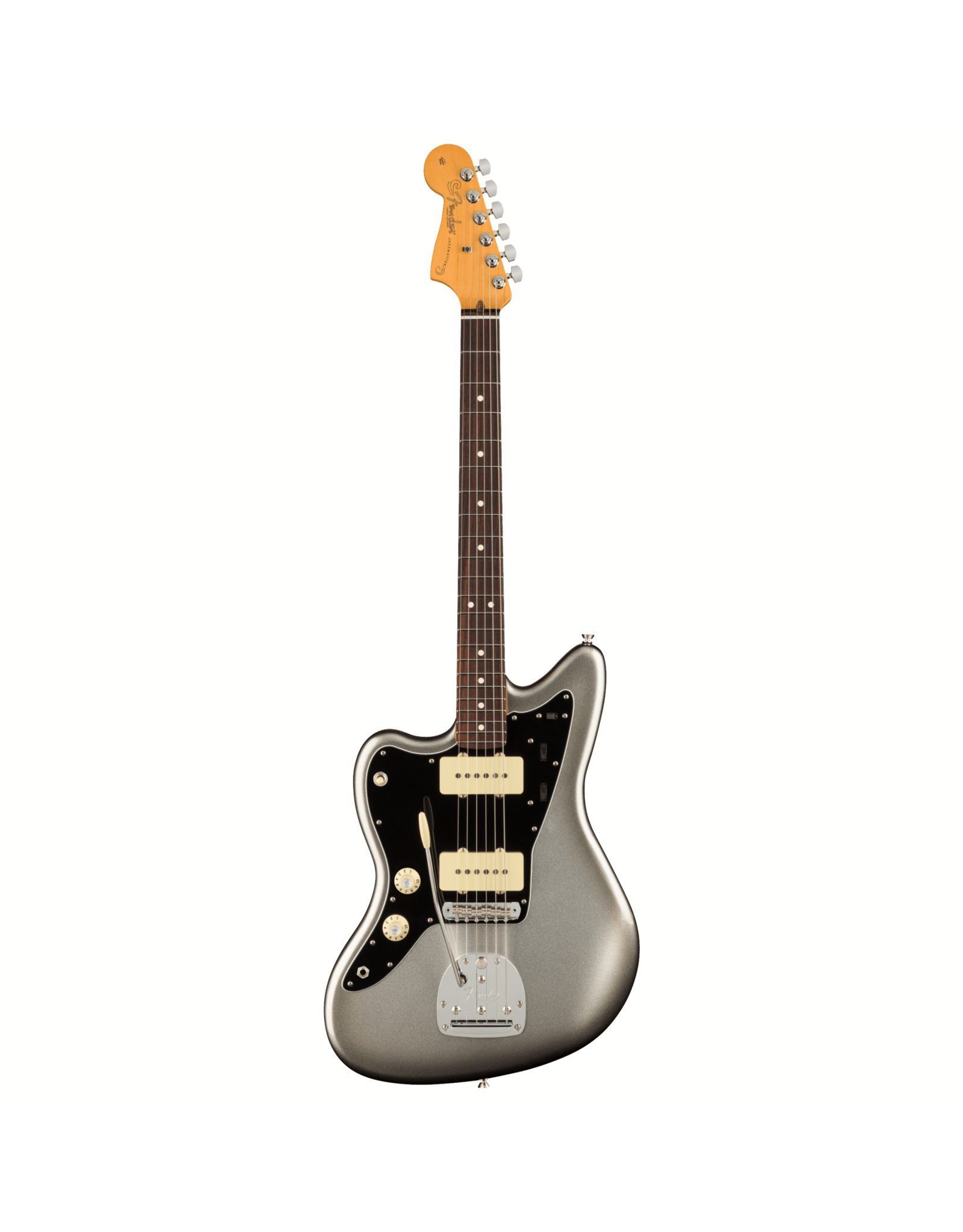 Fender Fender American Professional II Jazzmaster Left-Hand, Rosewood Fingerboard, Mercury w/ Deluxe Molded Case, Open Box