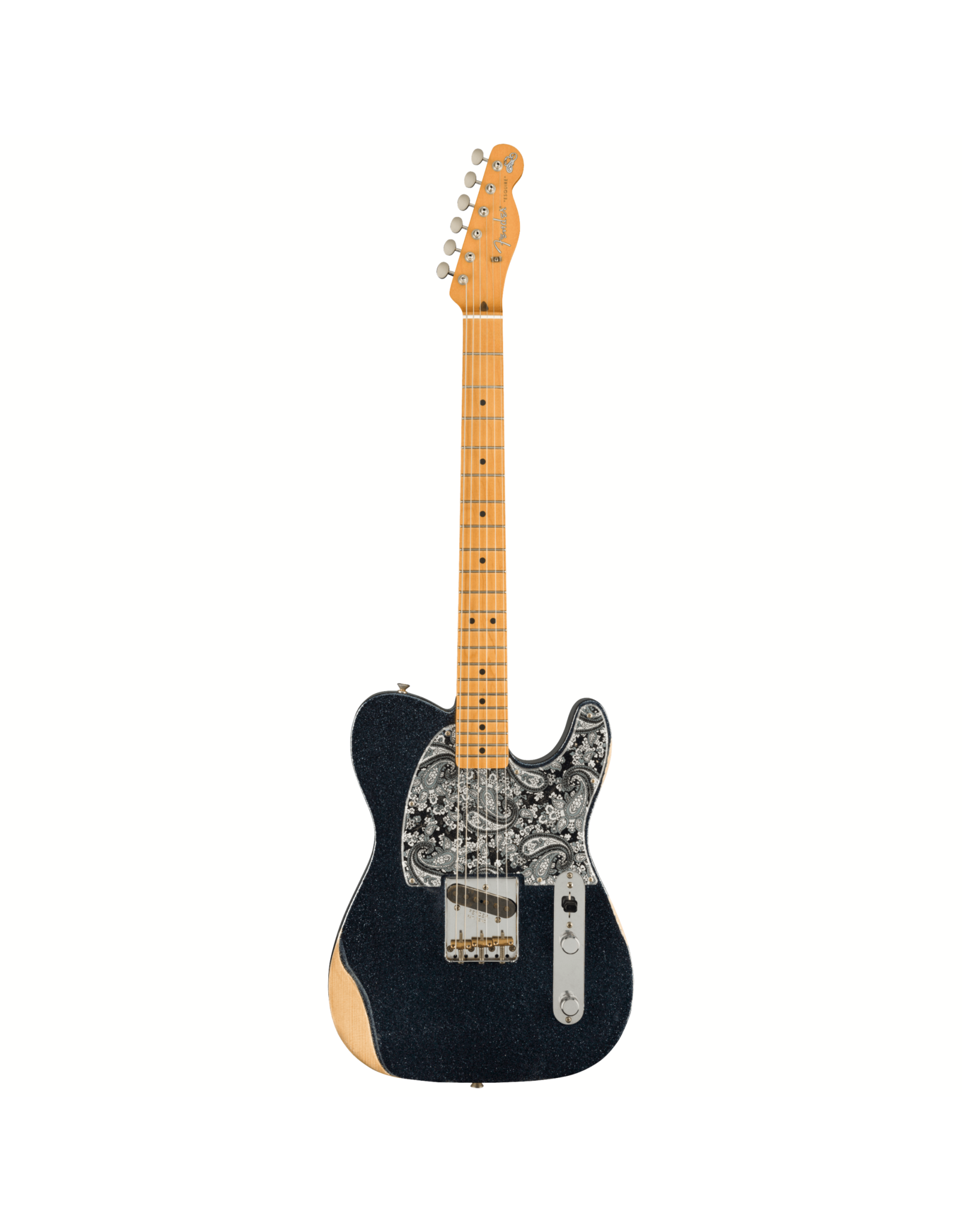 Fender Fender Brad Paisley Esquire, Maple, Black Sparkle w/ Deluxe Gig Bag