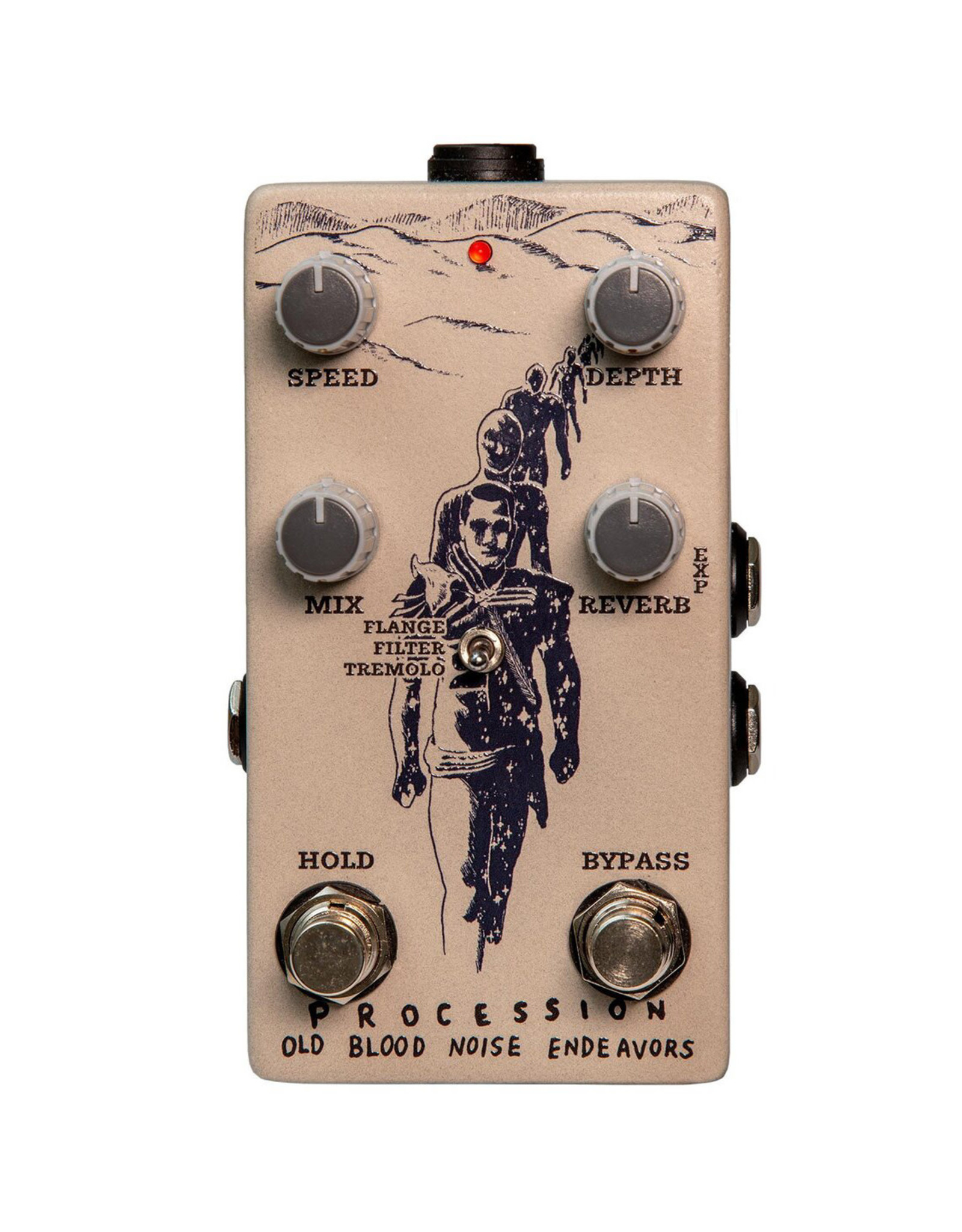 Old Blood Noise Endeavors OBNE Procession Sci Fi Reverb Pedal