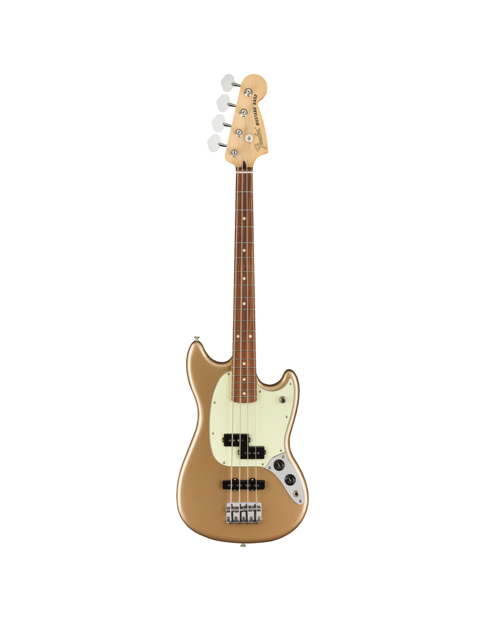 Fender Fender Player Mustang Bass PJ, Firemist Gold, Pau Ferro FB