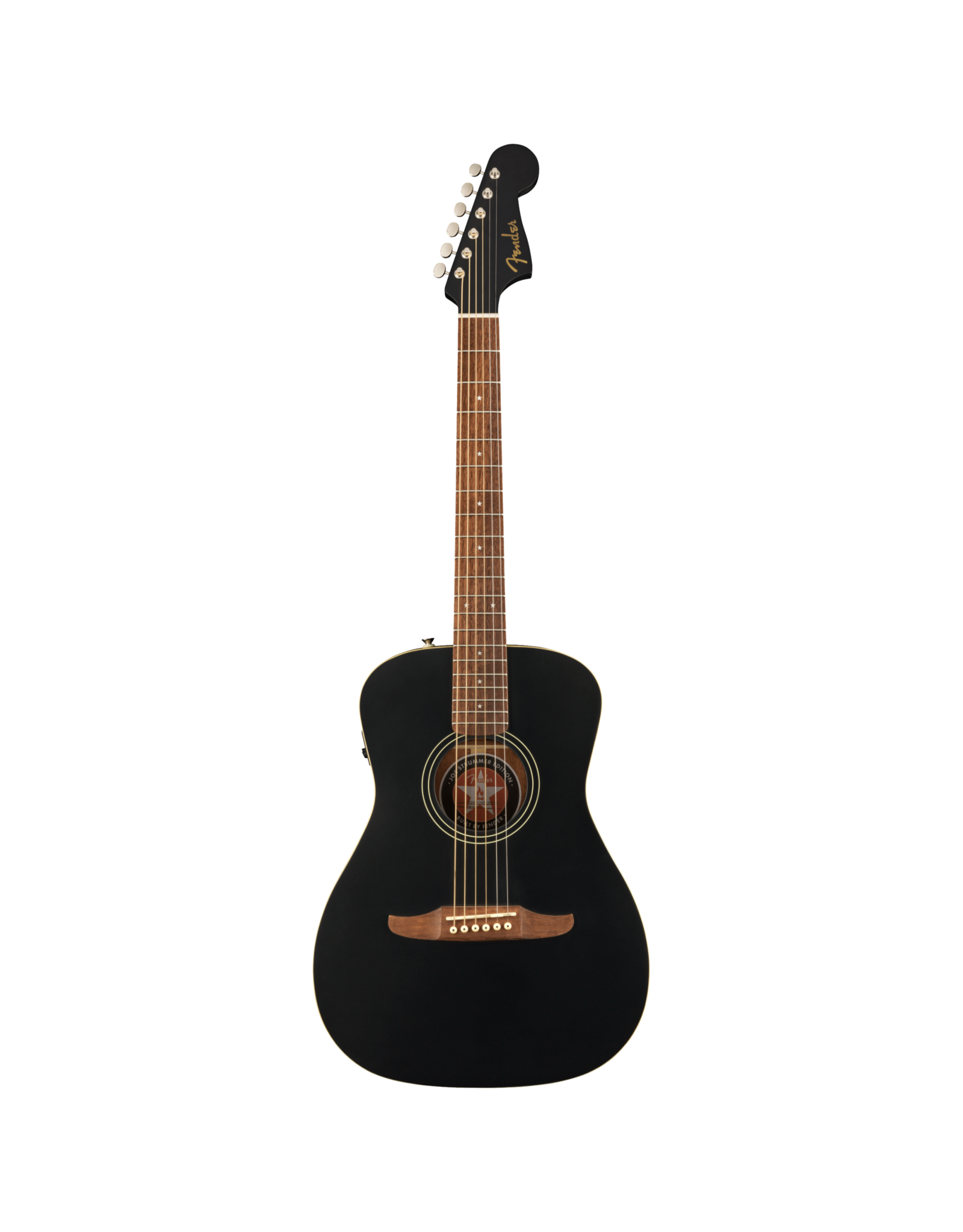 Fender Fender Joe Strummer Campfire, Walnut Fingerboard, Matte Black w/ Deluxe Gig Bag