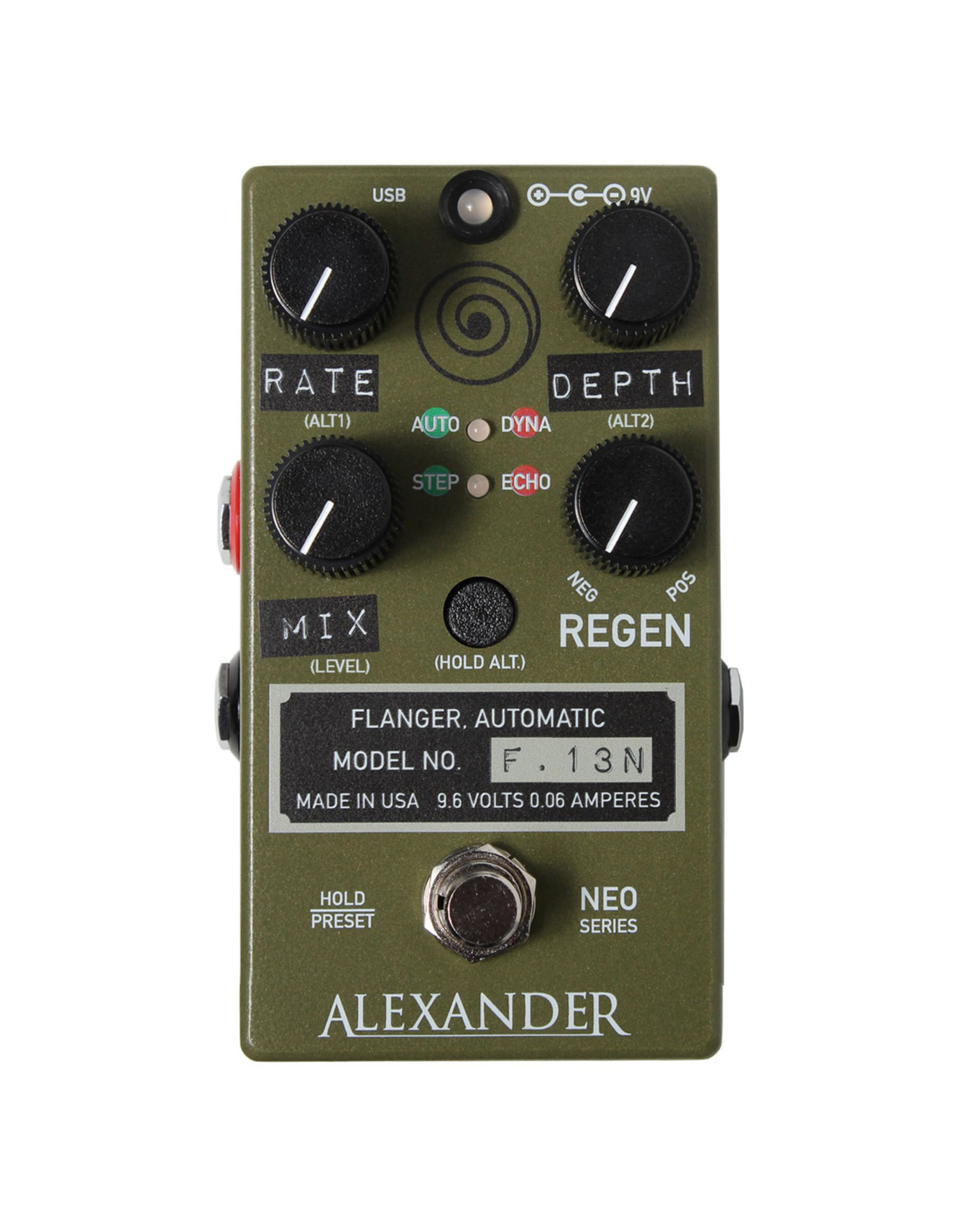 Alexander Pedals Alexander Pedals F-13 Flanger, Neo Series