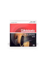 D'Addario D'Addario EJ12 80/20 Bronze Acoustic Guitar Strings, Medium, 13-56