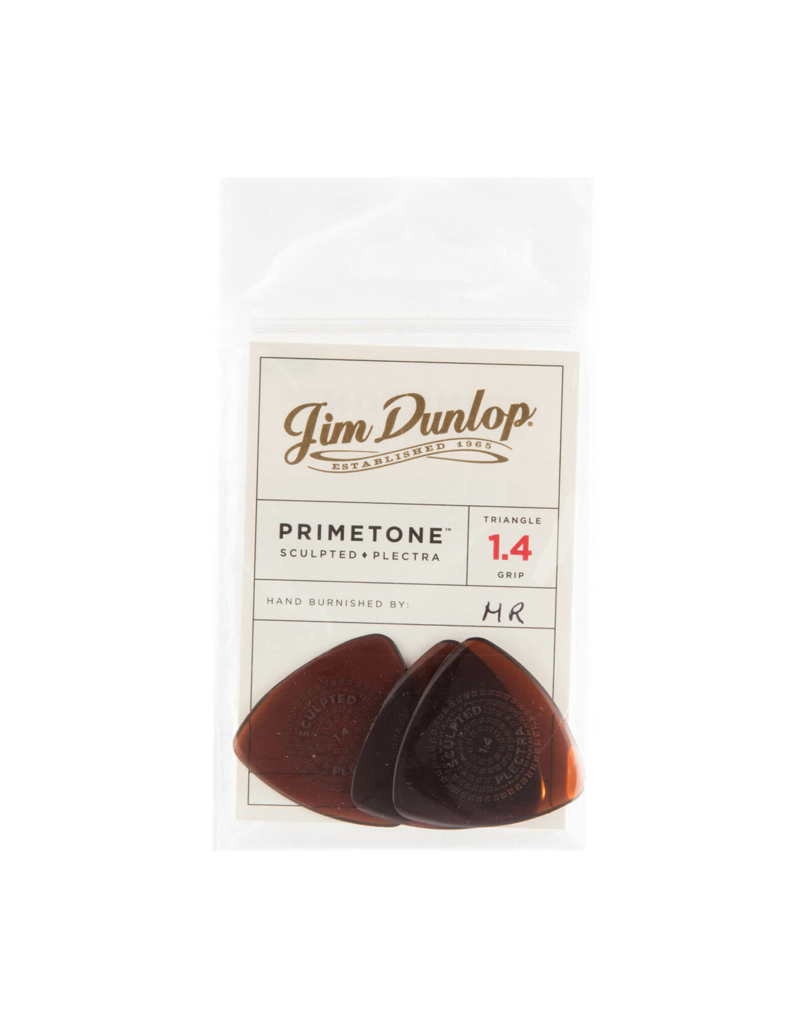 Dunlop Dunlop 1.4 Primetone Triangle Sculpted Plectra Player Pack (3 Picks)