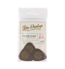 Dunlop Dunlop Primetone Standard Smooth Pick 2.0MM, 3 Pack