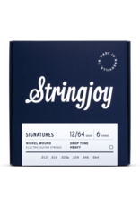 Stringjoy STRINGJOY Signatures Drop Tune Heavy Gauge (12-64) Nickel Wound Electric Guitar Strings