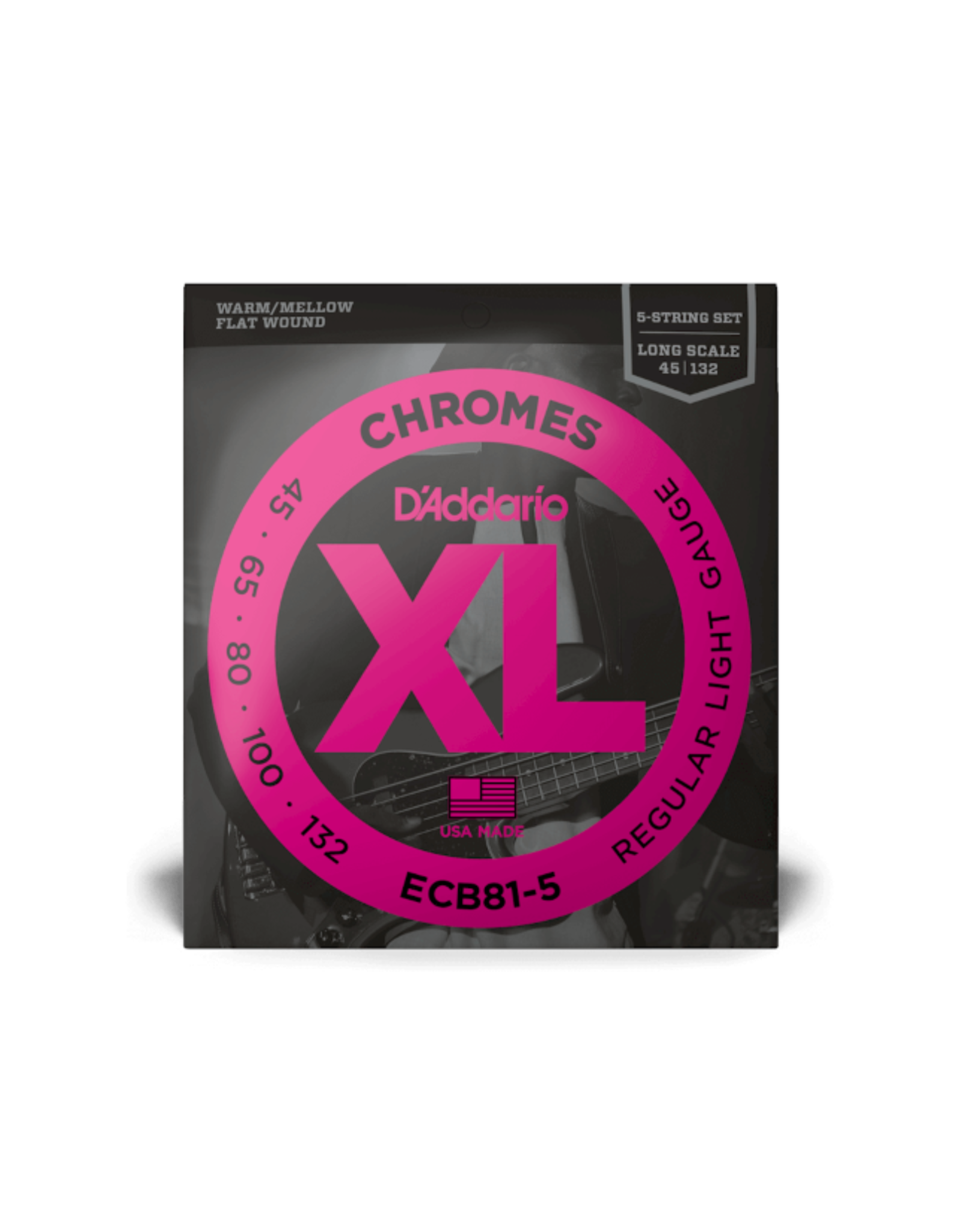 D'Addario D'addario Chrome ECB81-5, 5 String Bass strings